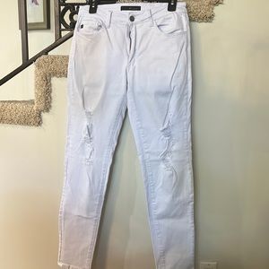 White Holy Jeans